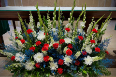 Patriotic Altar Arrangement