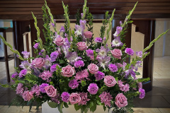 Purple Altar Arrangement