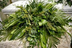 Greenery Casket Spray