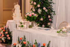 Sweetheart Table Arrangements, Silk Arch