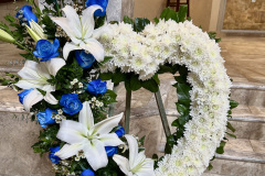 Custom Heart Standing Wreath