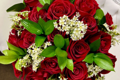 Custom Red Rose Bride Bouquet
