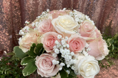 White & Pink Bride Bouquet