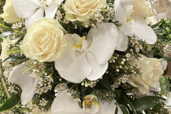 White Cascading Bride Bouquet