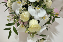 White Cascading Bride Bouquet