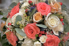 Coral Bride Bouquet