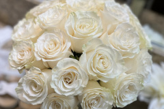 White Rose Bride Bouquet