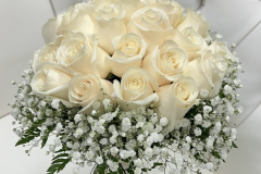 White Rose Bride Bouquet