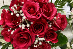 Hot Pink Rose Bride Bouquet