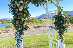 Outdoor Summer Floral Arch