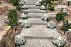 Baby's Breath & Candle Aisle Arrangements