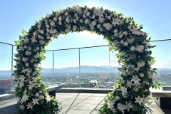 Full Silk Flower Arch 