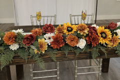 Fall Silk Sweetheart Table