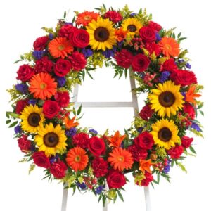 A Wonderful Life Standing Wreath