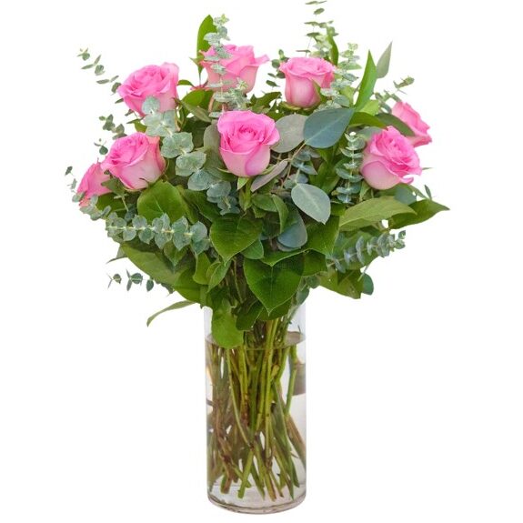 Standard Dozen Pink Roses